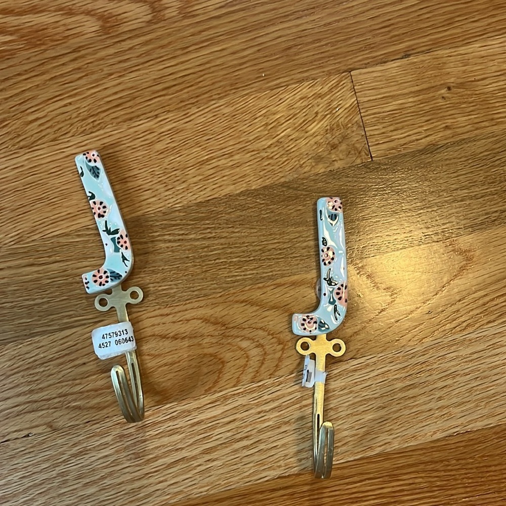 Anthropology Liberty Letter Hooks Letter J, & or T - Picture 9 of 16